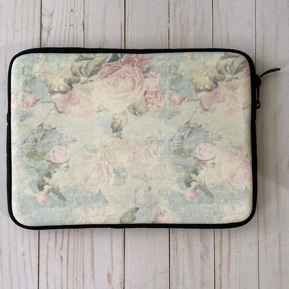Faded Rose by Lucy Ledger Designs - 13” Laptop Sleeve